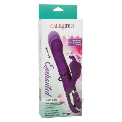 Sensual Secret Enchanted Fluffer Purple Dual-Action Thrusting Vibrator for Her - Adult Naughty Store