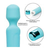 Eden Wand Teal Blue Body Massager - Premium Silicone Vibrating Wand for Deep Stimulation and Relaxation - Adult Naughty Store