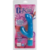 G Kiss Multispeed Waterproof 4 Inch Blue Dual Motor G-Spot and Clitoral Vibrator - Adult Naughty Store