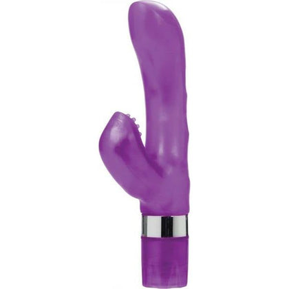 G Kiss Multispeed Waterproof 4 Inch Purple Dual Motor G-Spot and Clitoral Vibrator - Adult Naughty Store