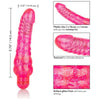 Sparkle Glitter Jack Pink Vibrating Dildo - Model SGJ-001 - Women's Premium Pleasure Toy for Clitoral and G-Spot Stimulation - Pink - Adult Naughty Store