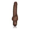 Power Stud Cliterrific Waterproof Brown Dildo - Model PS-1001 - Women's Intense G-Spot Stimulation - Rich Chocolate Hue - Adult Naughty Store