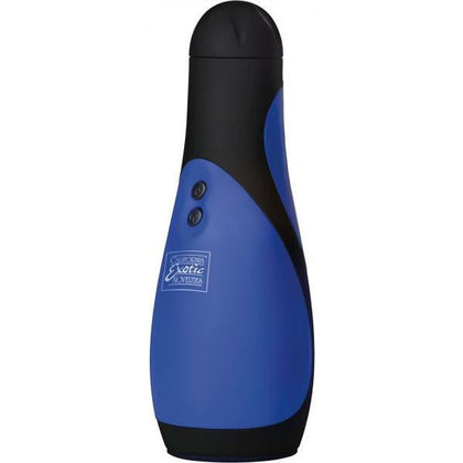 Apollo Power Stroker Masturbator 8.5 Inch - Blue