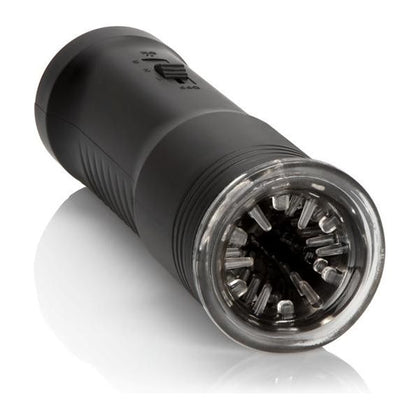 Optimum Power Ultimate Head Exciter - Intense Male Stroker with Thrusting and Rotating Action, Model X123, for Explosive Pleasure in a Sleek Black Design