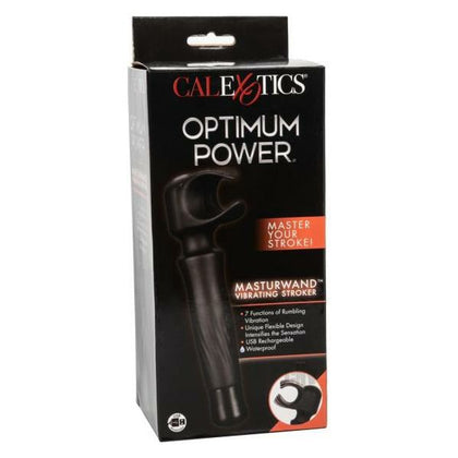 Optimum Power Masturwand Stroker Black: The Ultimate Pleasure Experience for Men - Adult Naughty Store