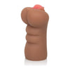 Introducing the Sensual Pleasure Co. Luxurious Naughty Nurse Lush Lips Brown Stroker - Model NNB-001, Designed for All Genders, Delivering Exquisite Pleasure to Your Most Sensitive Areas in a - Adult Naughty Store