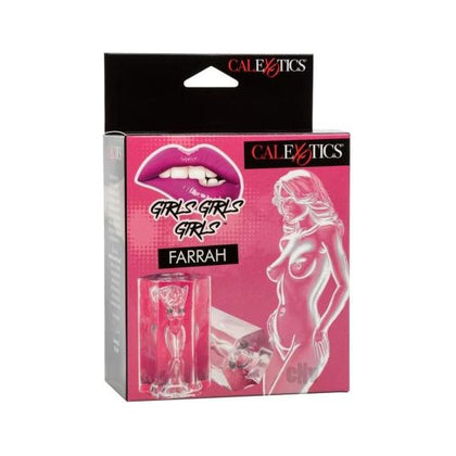 Girls Girls Girls Farrah Transparent Pocket Pussy Stroker for Women - GGGM-001 - Vaginal Masturbator in Clear