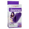 Introducing the GripMaster FlexiSleeve Spiral Grip Purple - Heavy-Duty Open-Sleeve Masturbator for Enhanced Pleasure