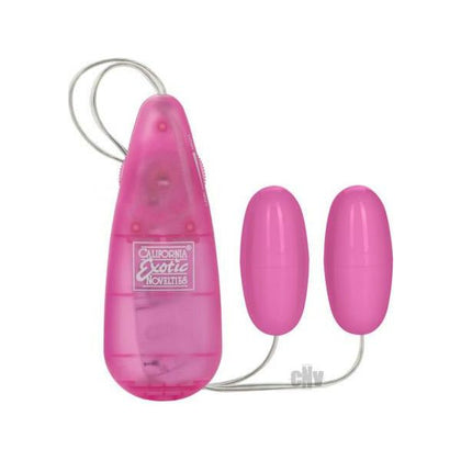 Pocket Exotics Double Pink Passion Bullet Vibrators: The Ultimate Dual Stimulator for Intense Pleasure - Model PEX-DPPBV-001, For Women, Delivers Sensational Vibrations for Clitoral and G-Spo - Adult Naughty Store