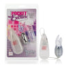 Pocket Exotics Snow Bunny Bullet Clear Vibrator - Intense Dual Action Pleasure for Her in Crystal Clear - Adult Naughty Store