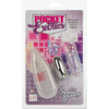 Pocket Exotics Snow Bunny Bullet Clear Vibrator - Intense Dual Action Pleasure for Her in Crystal Clear - Adult Naughty Store