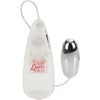 Introducing the SensaSlim Teardrop Bullet Vibrator STB-001 - Unisex Clitoral Stimulation - Clear - Adult Naughty Store