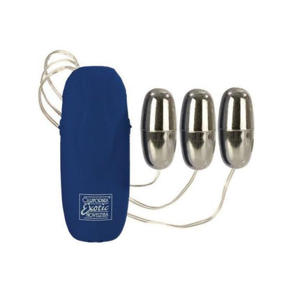 Introducing the Interactives Trio Silver Bullets with Dual Controls - The Ultimate Pleasure Powerhouse for Couples! - Adult Naughty Store