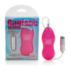 Ballistic Slimline Bullet With Versatile Plug-In Jack 2 Speed Remote 2.2 Inch Pink - Adult Naughty Store