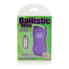 Introducing the Ballistic Mini Bullet Vibrator Purple - The Ultimate Pleasure Companion! - Adult Naughty Store