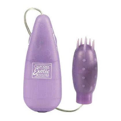 Purple Pleasure Silicone Slims Nubby Bullet Vibrator - Model SSV-100 - Women's Clitoral Stimulation Toy - Adult Naughty Store