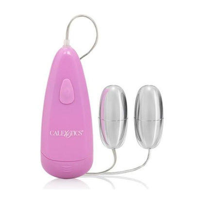 Pocket Exotics PEX-DSB-001 Vibrating Double Silver Bullets - Dual Motor Teardrop Bullet Vibrator for Intense Pleasure - Unisex - Clitoral and G-Spot Stimulation - Sleek Silver - Adult Naughty Store