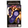 Passion Bullets 7 Function Power Pack Rubber Cote Dual Bullets Purple - Adult Naughty Store