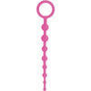 Booty Call X-10 Silicone Anal Beads - Model X-10, Pink - For Intense Pleasure and Exploration