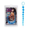 Introducing the X-10 Beads Graduated Anal Beads 11 Inch - Blue: The Ultimate Pleasure Experience for All Genders and Unforgettable Backdoor Bliss - Adult Naughty Store