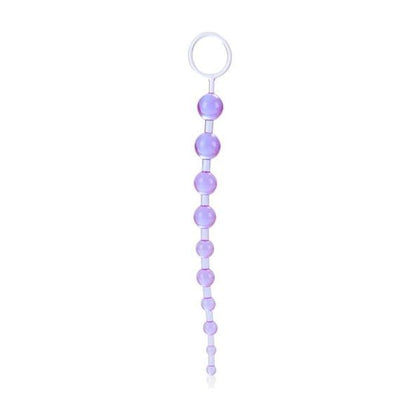 X-10 Purple Graduated Anal Beads - Model XGAB-11 - Unisex Anal Pleasure Toy - Adult Naughty Store