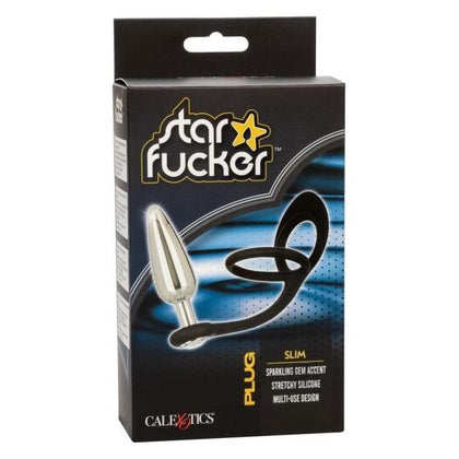 Star Fucker Slim Plug - Model SFSP-001 - Unisex Anal Pleasure Toy - Silver - Adult Naughty Store