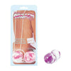 Duotone Pleasure Balls - Weighted Orgasm Balls for Enhanced Pleasure - Model: Purple White - Suitable for All Genders - Intensify Your Sensual Experience