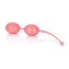 Introducing the Pink Pleasure Weighted Kegel Balls - Model KWB-001: The Ultimate Sensual Satisfaction for Women - Adult Naughty Store