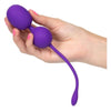 Introducing the SensaToys Rechargeable Dual Kegel Purple 12 Intense Functions Vibrating Silicone Balls for Women's Pelvic Floor Training and Pleasure - Adult Naughty Store