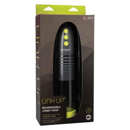 Link Up Rechargeable Smart Pump - Advanced Penis Pump for Performance Enhancement and Pleasure Maximization - Model LURSP-001 - Male - Full Rod Enhancement - Green