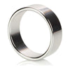 Alloy Metallic Ring - XL 2 Inch Diameter - Smooth and Seamless Aluminum Enhancement Ring for Intense Pleasure - Silver - Adult Naughty Store