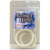 Adam's Pleasure Collection: Rubber Cock Rings 3 Piece Set - Model X3 - For Men - Enhance Pleasure and Performance - White - Adult Naughty Store