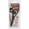 Introducing the SensaFlex™ Silicone Stud Lasso Adjustable Cock Ring Black: The Ultimate Erection Enhancer for Endless Pleasure - Adult Naughty Store