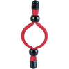 Sean Michaels Love Ring Adjustable Cock Ring Red - Ultimate Control for Intimate Pleasure