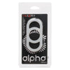 Alpha Silicone Commander Ring - Model 007: Premium Liquid Silicone Stamina Enhancer for Men, Waterproof Cock Ring for Enhanced Pleasure - Natural - Adult Naughty Store