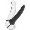 Love Rider Dual Penetrator Strap On System - Model X123 - Unisex - Double Pleasure - Black - Adult Naughty Store