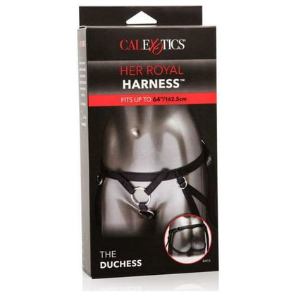 Her Royal Harness The Duchess Boxed - Luxury Strap-On Harness for Couples, Model DCH-001, Female-Male Pleasure, Black - Adult Naughty Store