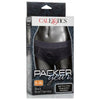 Packer Gear Black Brief Harness XL-2XL: The Ultimate Dual Penetration Solution for All Genders - Model XH-2000 in Black - Adult Naughty Store