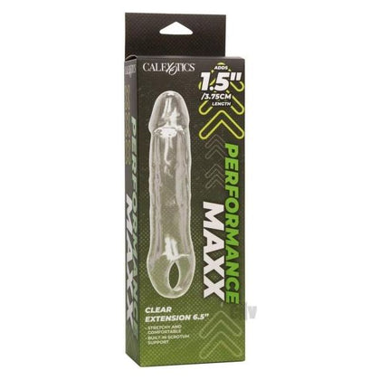 Performance Maxxandtrade; Clear Extension 6.5 - Male Genital Enhancement Sleeve for Heightened Pleasure - Transparent