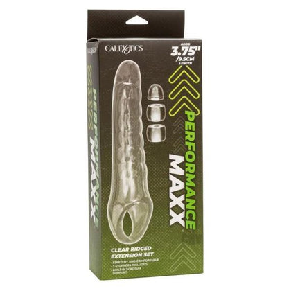 Experience Ultimate Pleasure with Performance Maxxandtrade; Clear Extension Kit - Model X1 - Male Genitalia Enhancer - Transparent - Adult Naughty Store