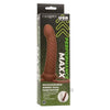 Performance Maxx Recharge Ribbed Dual Penetrator Dp Brown - Pleasure Pro Series - Unisex Anal and Prostate Stimulation Toy