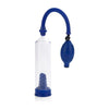 Basic Essentials Penis Pump Blue - The Ultimate Enhancement System for Men's Pleasure - Adult Naughty Store