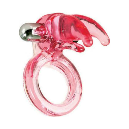 Introducing the PleasureMax Triple Clit Flicker Cock Ring Red - The Ultimate Pleasure Powerhouse for Couples!
