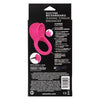 California Exotic Novelties Silicone Rechargeable Teasing Tongue Enhancer Pink Vibrating Cock Ring - Model TTR-001 - For Couples - Intensify Pleasure and Enhance Stamina - Pink - Adult Naughty Store