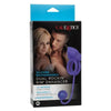 California Exotic Novelties Dual Rockin Rim Enhancer Purple Vibrating Cock Ring - Ultimate Pleasure for Him and Her - Adult Naughty Store