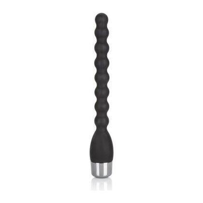 Silicone Bendie Power Probe - Flexible Vibrating Anal Pleasure Toy - Model SBPP-001 - Unisex - Black - Adult Naughty Store