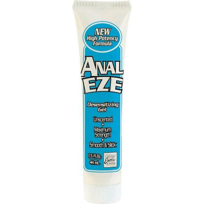 Introducing the Anal Eze Desensitizing Gel 1.5 fluid ounces - Maximum Strength Formula for Ultimate Pleasure