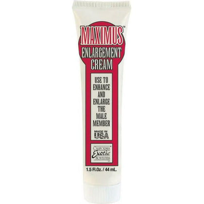 Maximus Enlargement Cream - Advanced Homeopathic Formula for Enhanced Size and Pleasure - Model ME1.5 - Unisex - Intimate Enhancement - 1.5 fl. oz. Tube - Bulk Packaging - Untouched