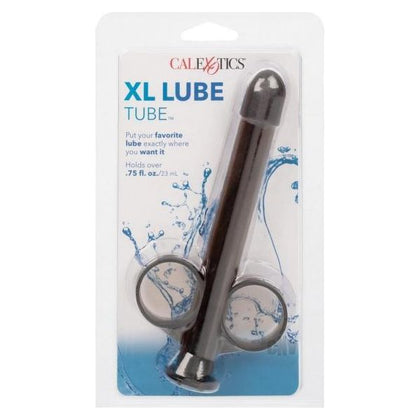 Introducing the XL Lube Tube Smoke - Premium Lubricant Dispensing Tube for Precise Pleasure - Model LT-750 - Unisex - Targeted Pleasure - Sleek Smoke Grey - Adult Naughty Store