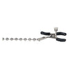 Fifty Shades of Grey Silver Beaded Chain Nipple Clamps | Adjustable, Comfortable, Non-Tarnishing | Model: NS-NC-001 | Unisex | Stimulating Nipple Play | Silver - Adult Naughty Store